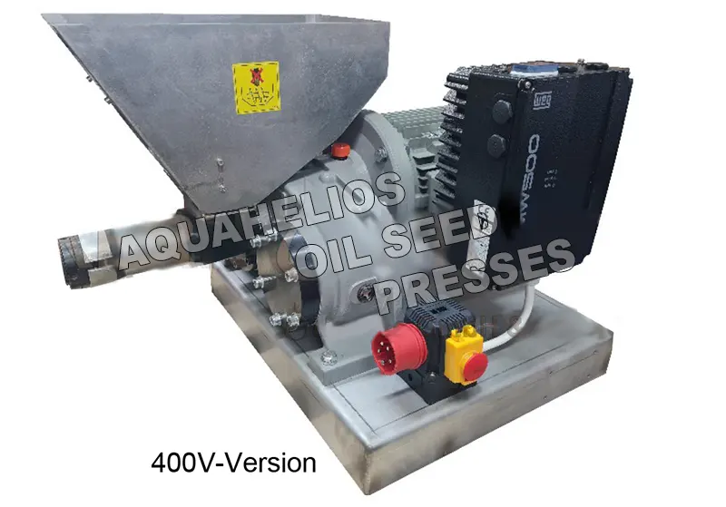 KK20 F Universal Seed Oil Press With A Seed capacity of 20 kg/h.